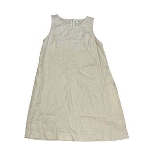 J. Crew Linen Blend Dress Size 10 Women’s Sleeveless